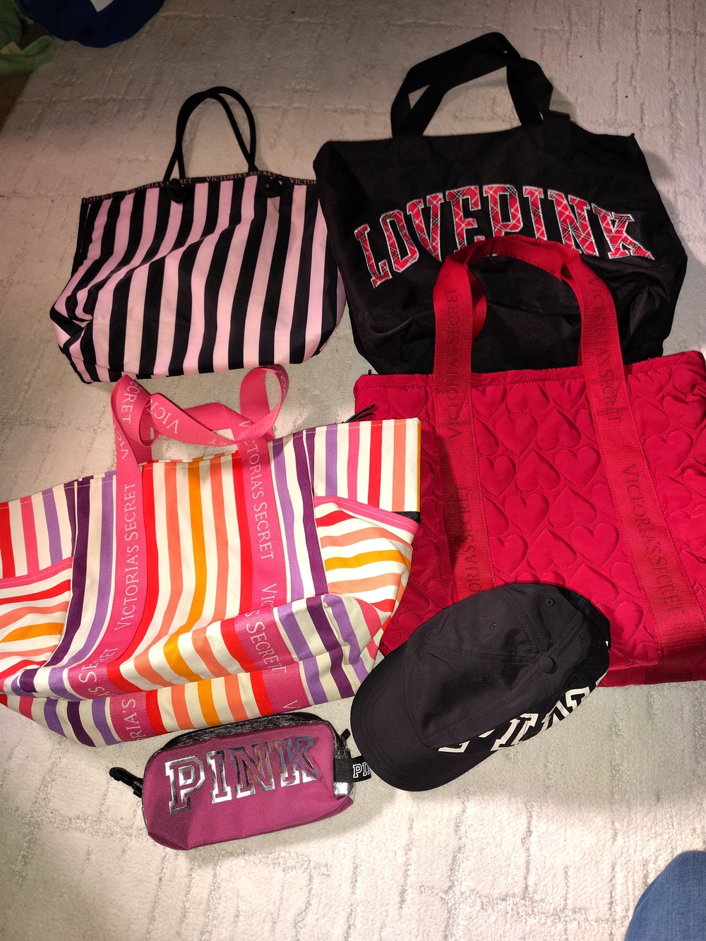 Victoria's Secret Bags And A Hat